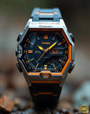 ECB-21A2100-1DR Silver Black Stainless Steel Dial